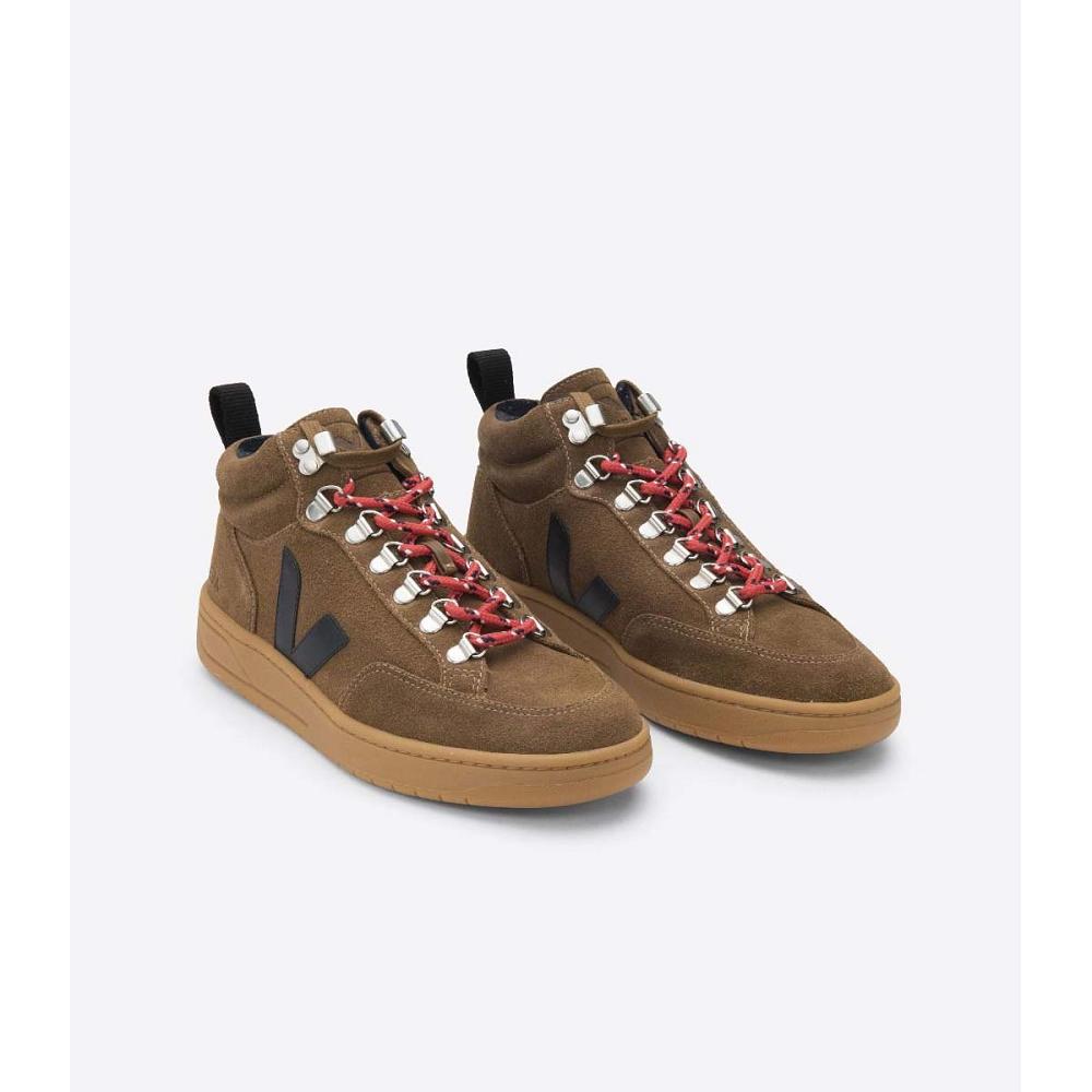 Men's Veja RORAIMA SUEDE High Tops Coffee | SG 109ILH